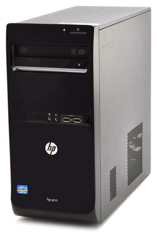 Restored HP Compaq Pro Desktop Tower Computer, Intel Core i5-3470