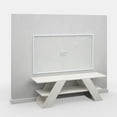 thumbnail image 5 of Ada Home Decor Furniture for TVs up to 53" 1 Tier Open Shelf Ivory Tioga Modern TV Stand, 5 of 7