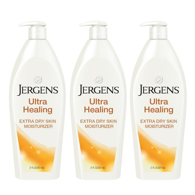 Loción Jergens Ultra Healing para piel seca, 620 ml (paquete de 3)