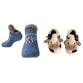 thumbnail image 1 of Calcetines de invierno para hombre y mujer, pantuflas de interior, cálidos y suaves (azul, 26 cm), 1 of 7