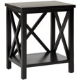 thumbnail image 3 of Safavieh Candence Poplar Wood End Table in Black, 3 of 5