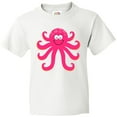 thumbnail image 3 of Inktastic Octopus Sea Creature Pink Girls Youth T-Shirt, 3 of 5