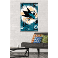 thumbnail image 2 of NHL San Jose Sharks - Maximalist Logo 23 Wall Poster, 22.375" x 34", 2 of 5