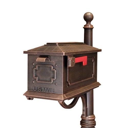 Special Lite Products Kingston Post Mounted Mailbox by Special Lite Products