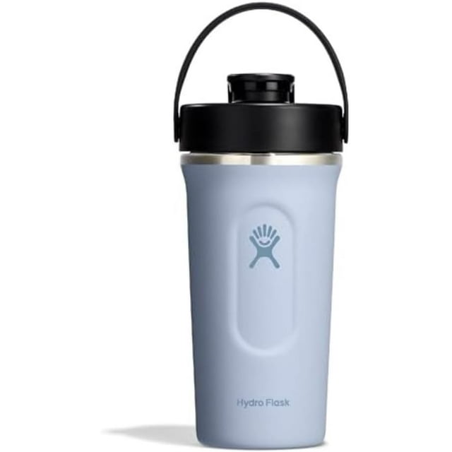 Bouteille Shaker Hydro Flask 24 Oz en Acier Inoxydable Isolée avec Bec Verseur à Clapet Étanche, et Isolation à Double Paroi, Surf