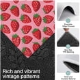 thumbnail image 3 of Red Strawberry Plants Pink Pattern Kitchen Rugs Sets Of 3,Kitchen Runner Rugs Non Skid Washable,Decorative Kitchen Floor Mats for Kitchen,Sink,Laundry,17"x30"+ 17"x47" + 17"x59", 3 of 6