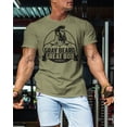 thumbnail image 3 of Gymish Gray Beard Great Bod Workout Shirt for Men – Funny Motivational Gym T-Shirt, Athletic Fitness Wear, Military Green, XX-Large, 3 of 6