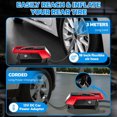 thumbnail image 3 of Bullseye 12V DC Rapid 2 Minute Auto Shut off 150 PSI Digital Gauge Tire Inflator Air Compressor, 3 of 8