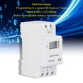 thumbnail image 2 of Rail-Mounted Programmable LCD Timer Relay for Street & Neon Lights, 24V DC, 7-Day Cycle, High Precision, Anti-Interference, Rechargeable Battery, Industrial Chip, -20°C to +55°C Operation., 2 of 6