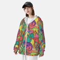 thumbnail image 3 of Fotbe Colorful Dinosaur Chaqueta con Protección Solar UPF 50+ para Hombre y Mujer, Camisa con Capucha y Bolsillos-X-Large, 3 of 7