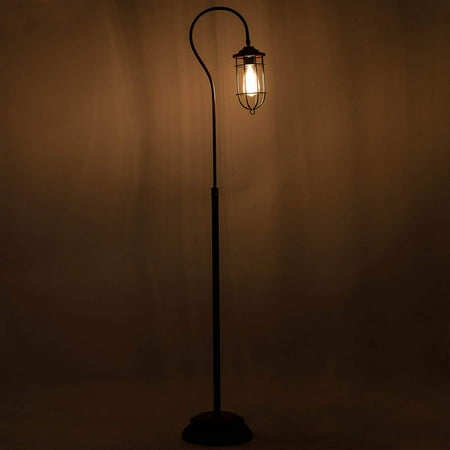 floor lamp arched industrial melior lantern shade