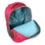 J World Boys and Girls Sunlight 18 Rolling Backpack for School and Travel, Pink