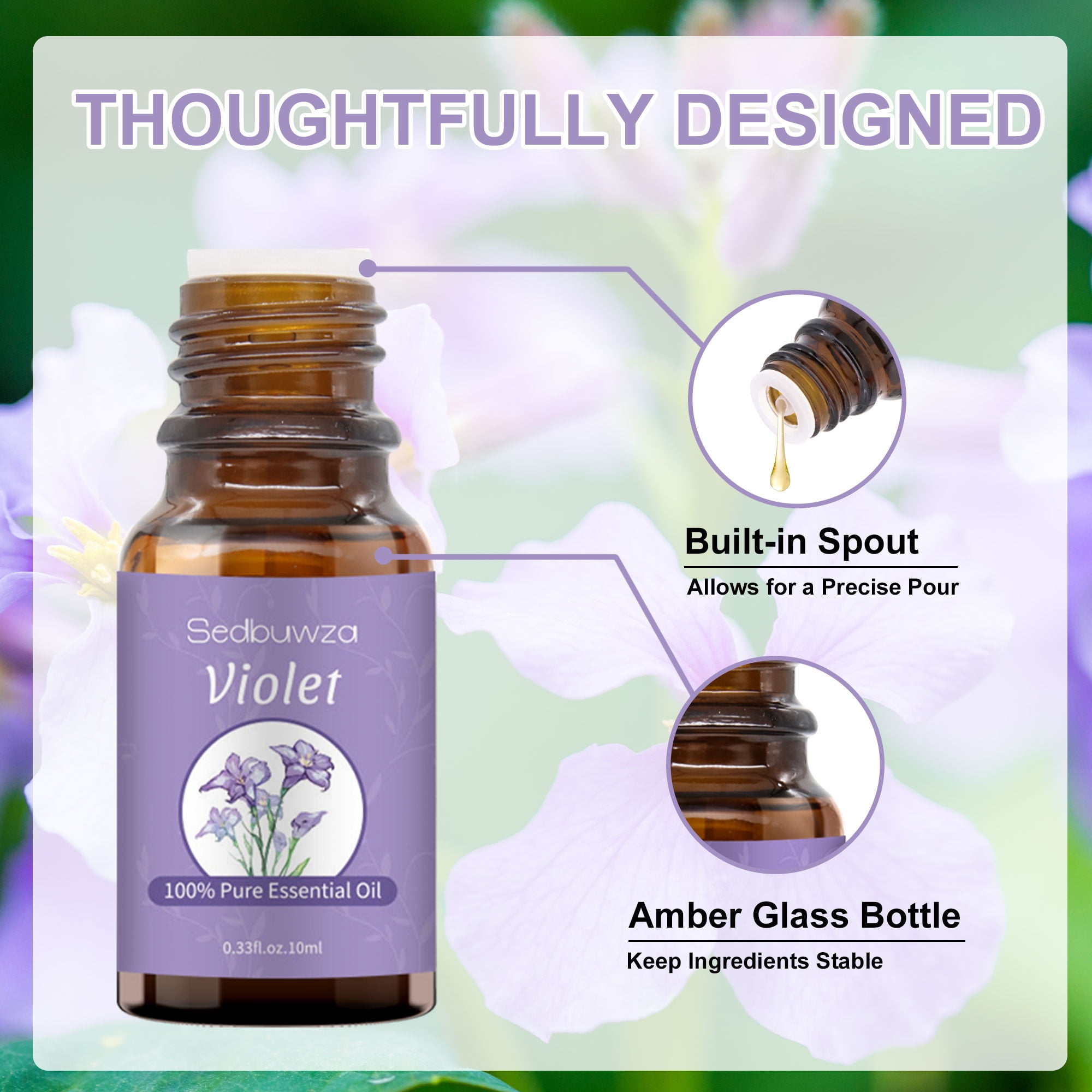 2pcs 10ml Gardenia + Violet Essential Oil Set – BURIBURI STORE