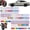 2sets, variant on Oil-Based Tire Lettering & DIY Detail Pen Waterproof Quick-Dry Permanent, Paint Markers Letter Touch up Car 12 Colors 3mm Writing Width Lettering DIY Detail for Rubber Wood Glass Ceramic Metal