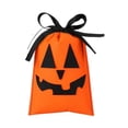 thumbnail image 3 of Chmadoxn 7" Halloween Reusable Cloth Tote Bag, Small Fabric Gift Bag for Kids Candy and Snacks, Portable Party Favor Souvenir Pouch with Sturdy Handle, Halloween Decor, 3 of 7