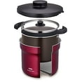 thumbnail image 2 of Thermos Isolation Thermique sous Vide Chef de la Navette 4.3L (pour 4 à 6 Personnes) Cuisson Rouge Peut Revêtement de Fluor KBJ-4501 R, 2 of 5