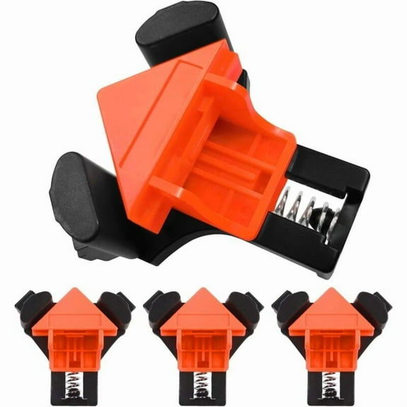 Corner Clamps, 90° Corner Clamps, Corner Clamps, Right Angle Fixing Frame Clip for Woodworking (4 Pieces)