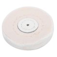 thumbnail image 1 of Jewelry Grinding Polishing Tools Pearl Buffing Cotton Cloth White Wheel Pad (75mm), 1 of 4