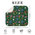 thumbnail image 4 of Pioneer Flower Floral Print Pattern Kitchen Dish Drying Mat 1 Pack, Ultra Absorbent Microfiber Drainer Mat, 16"x18", 4 of 6