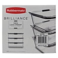 thumbnail image 4 of Rubbermaid 2046927 Brilliance Food Storage Container, Large, 9.6 Cup, 3-Pack, 4 of 4