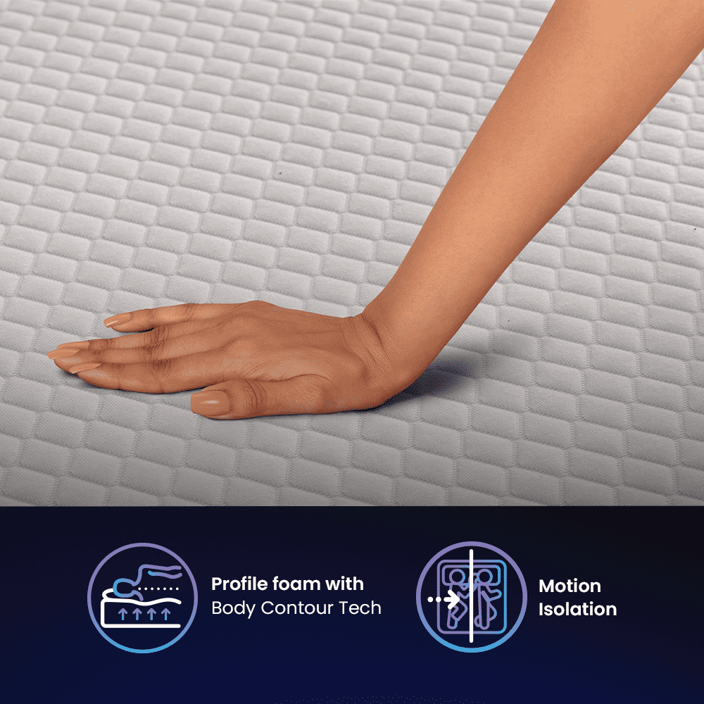 ZenDen 8" Twin Medium Firm Tight Top Memory Foam Mattress