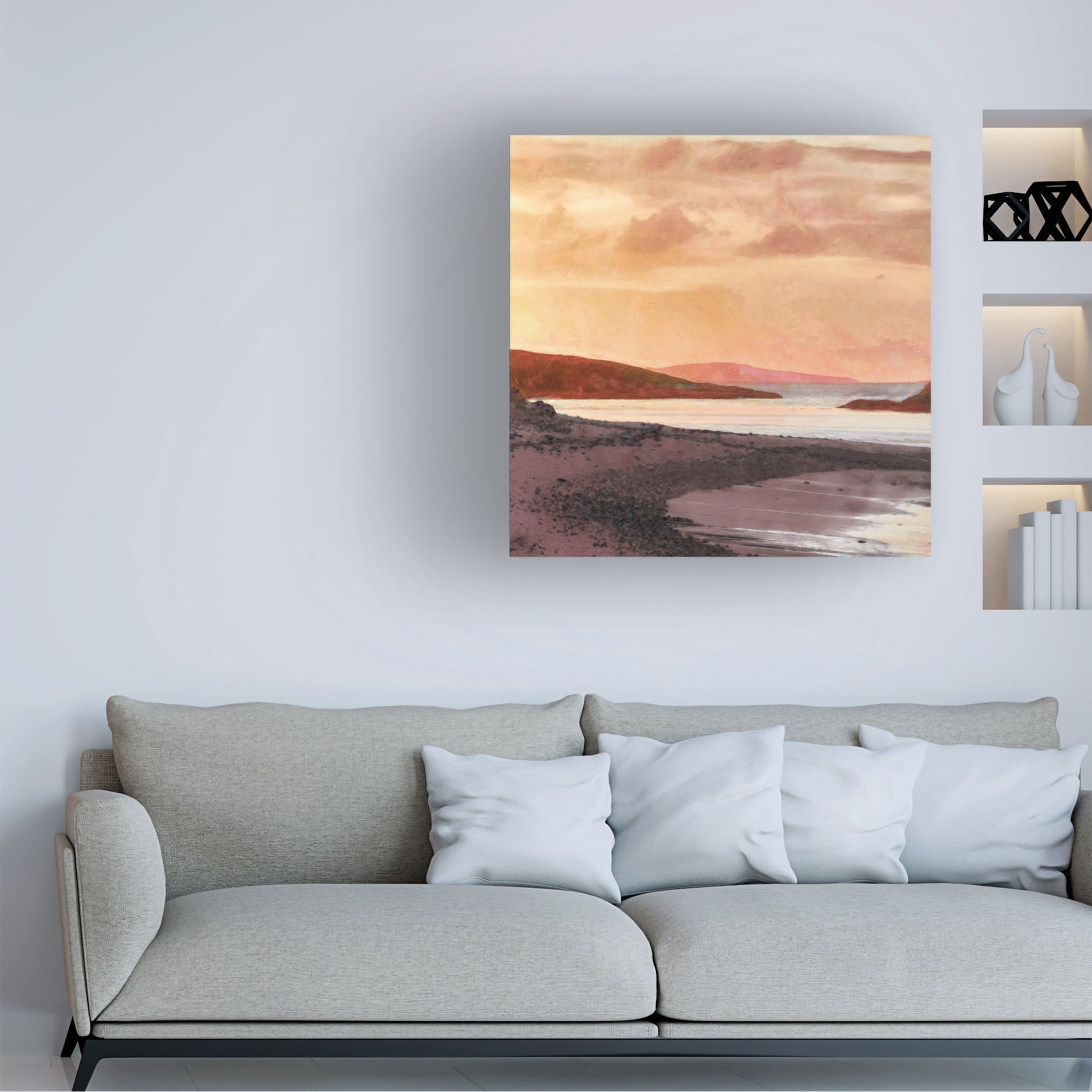 Trademark Fine Art Alonzo Saunders  A New Morning II Canvas Wall Art