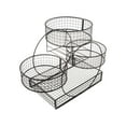 thumbnail image 4 of deevoka Fruit Basket Multi Tiers Kitchen Storage Organizer Party Fruits Stand Holder Black, 4 of 9