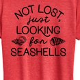 thumbnail image 3 of Instant Message - Looking For Seashells - Women's Short Sleeve Graphic T-Shirt, 3 of 6
