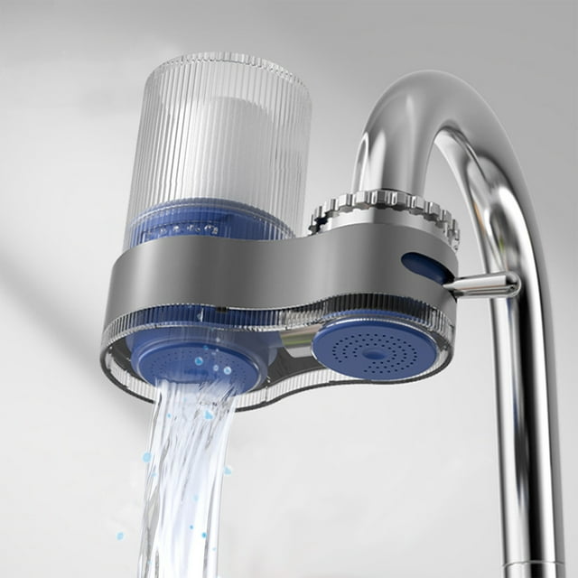 Filtro de Agua para Grifo de Cocina | Purificador de Carbón Activado con Filtración Multicapa | Compatible con Grifos Estándar | Elimina Olores, Óxido y Arena | Fácil Instalación | Agua Potable Limpi