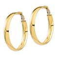 thumbnail image 2 of 14K Yellow Gold Earring Hoop Women'S 40 mm 39 6Mm High Polished Omega Back Earrings, 2 of 3
