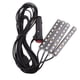 thumbnail image 1 of 9 tiras LED de neón, luz luminosa universal para suelo interior de automóviles Blanco, 1 of 8