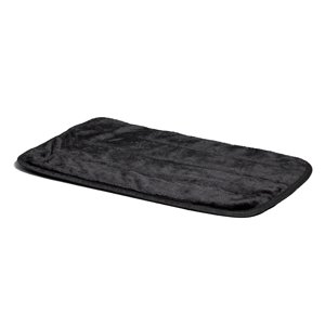 Quiet Time Deluxe Pet Mat 24 Bed with Non-Skid Bottom Black
