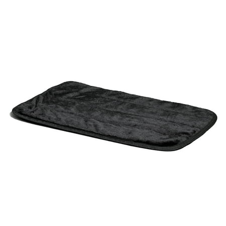UPC: 0027773010586 | QuietTime Midwest Deluxe Plush Dog Mat Black 35 L x 23 W x 12.50 H