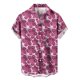 thumbnail image 3 of Camisa casual de moda para hombre con estampado 3D de corazón amoroso nueva de 2024 con solapa de estilo hawaiano, manga corta, ropa transpirable, 3 of 5