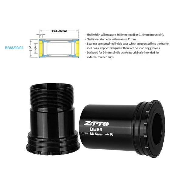 Press top fit crankset