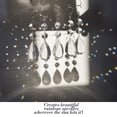 thumbnail image 2 of Candelabro de cristal con forma de lágrima H&D, 20 prismas, 8,2 cm, 2 of 9