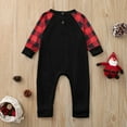 thumbnail image 3 of Odeerbi Christmas Pajamas For Family Matching Outfits Toddler Letter Printed Romper Jumpsuit Xmas Clothes, 3 of 8