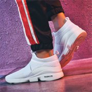 BUBUDENG Shoes for Men Comfortable Walking Shoes Lightweight Athletic Running Sneakers Sports Slip on Casual Shoes