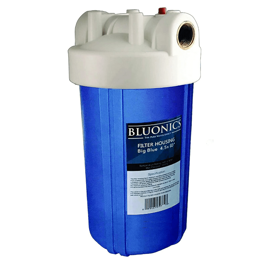 Bluonics 4.5"x10" Whole House Water Filter Replacement CanisterCap not