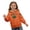 Orange, variant on St Patricks Day Girls Boys Print Hoodie Sweatshirt for Kids Hooded with Cute Design Holiday Long Sleeve Pullover Army Green 3 Years-4 Years