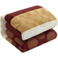 thumbnail image 3 of Nanshing Naomi 10-Piece Mandala Embroidery Comforter Set, Burgundy, Queen, 3 of 5