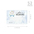 thumbnail image 5 of Koyal Wholesale Share a Memory Cards, Baby Elephant Cards for Baby Shower, Guestbook Alternative, 4" x 6", 52-Pk, 5 of 5