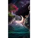 thumbnail image 2 of Cuadros Decorativos Cuadros Decorativos Moonlight Lake Diamond Painting Kits Full Square Drill Home Likrtyny embutido en tela, 2 of 8