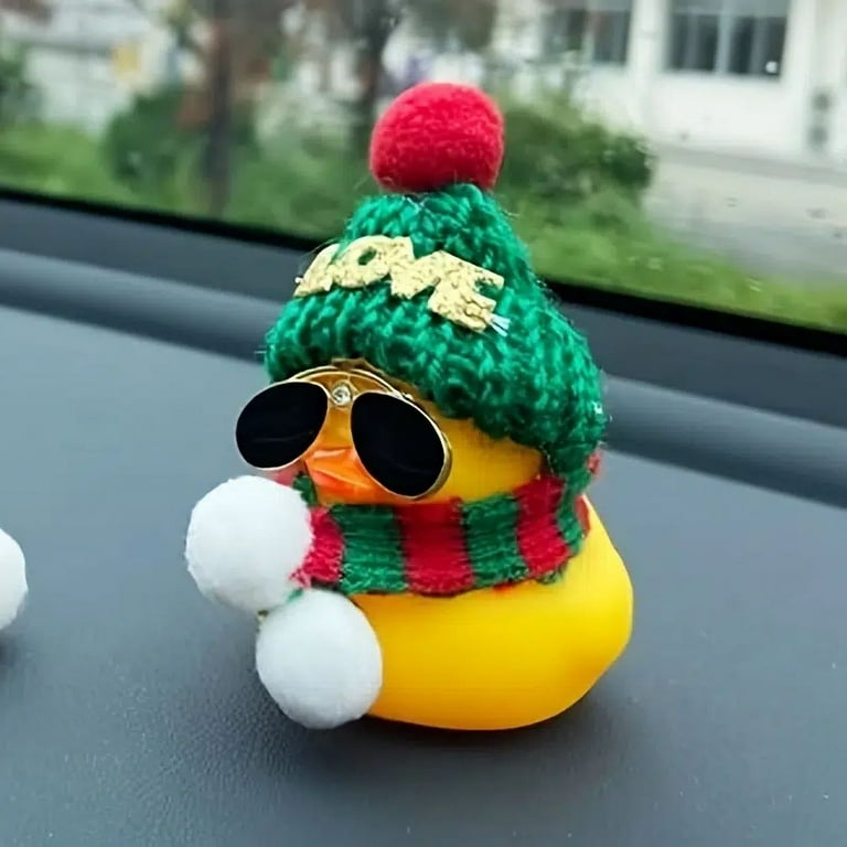 Cartoon Duck Design Car Ornament, Rubber Duck