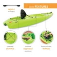 thumbnail image 5 of Lifetime Hydros Angler 101 inch Sit-on-Top Fishing Kayak, Lime Green (90785), 5 of 37