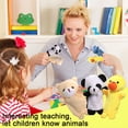 thumbnail image 3 of Tender Velvet Animals In Finger Puppet Style For Children For Shows Playtimes, 3 of 8