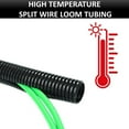 thumbnail image 2 of Kable Kontrol High Temp Nylon Split Wire Loom Tubing - 1-1/4" Inside Diameter - 250' Length - Black, 2 of 6