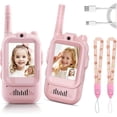 thumbnail image 1 of Video Walkie Talkies for Kids, Handheld 2 Pack Rechargeable Video Intercom Kids Walkies Talkies, Indoor Outdoor Toys for Family Games, 1 of 2