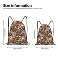 thumbnail image 5 of Yiaed Sunflowers Print Drawstring Bags Drawstring Backpack Bulk String Back Pack Gym Sport Bag-Medium, 5 of 5