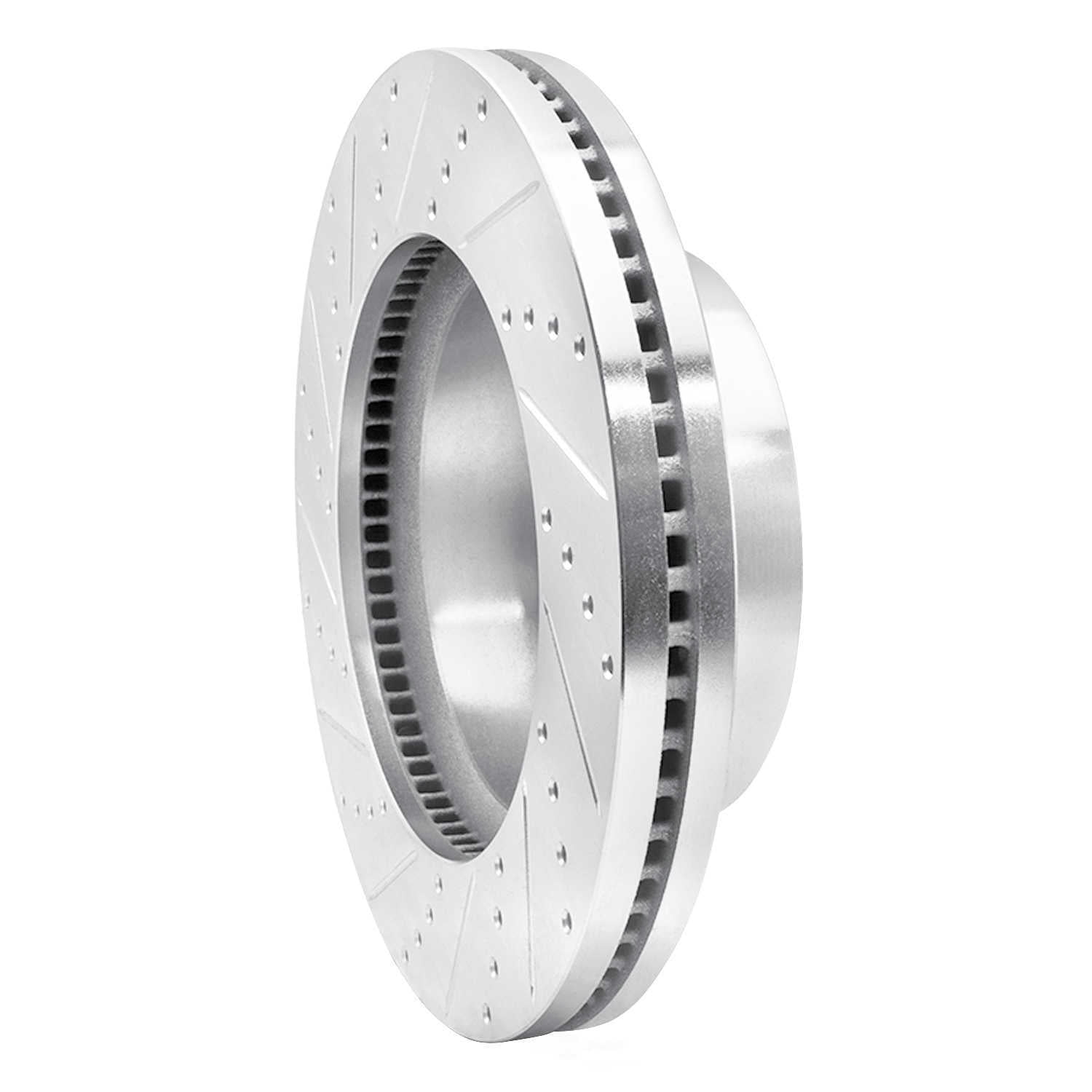 Dynamic Friction Company 631-54223R DFC Brake Rotor - Drilled And Slotted - Silver